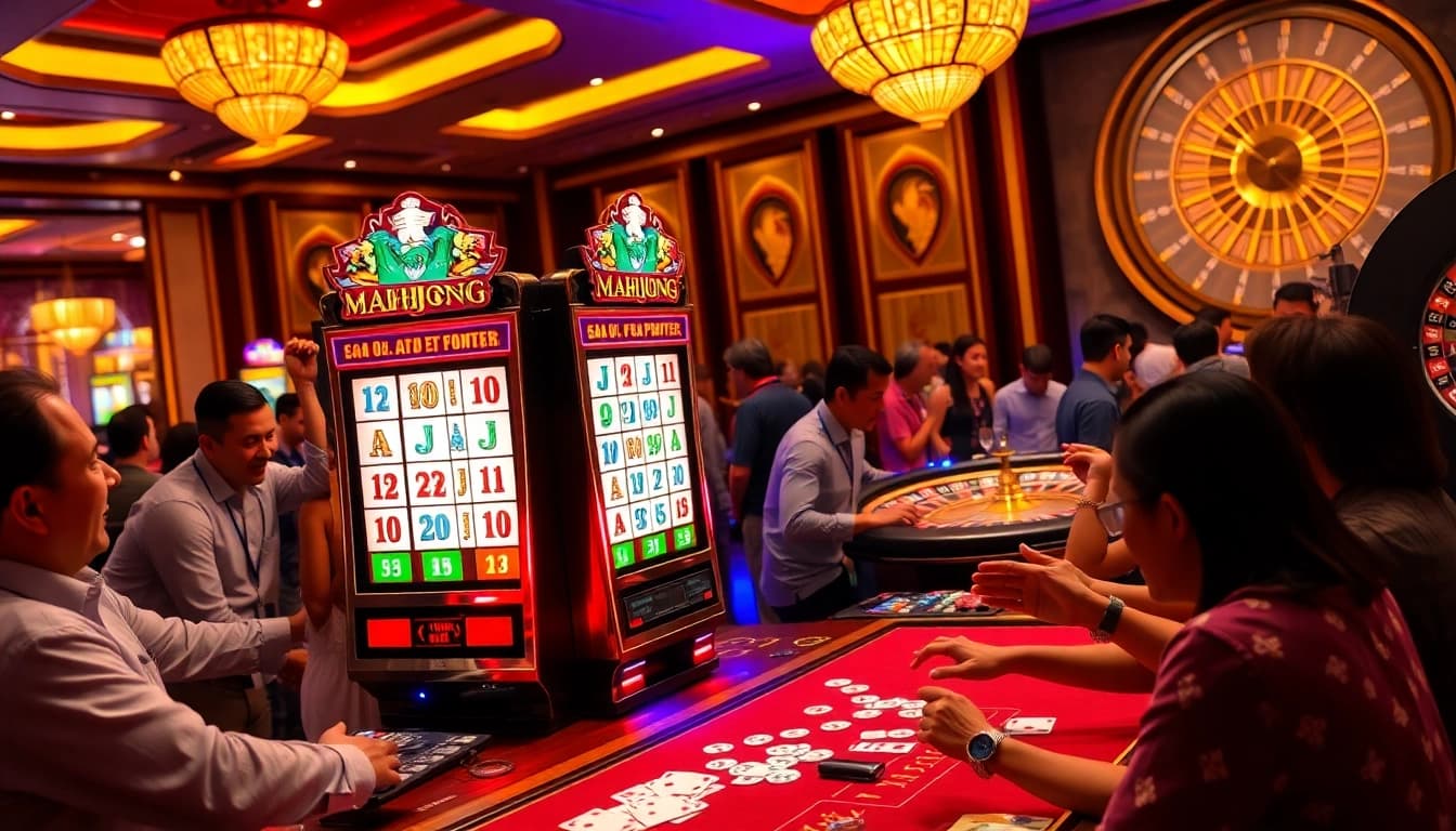 Experience the thrill of slot demo mahjong with exciting casino visuals and vibrant gameplay.