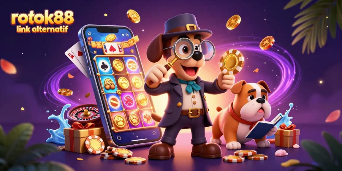 Engage with exciting features of rokok88 link alternatif showcasing a lively casino scene.