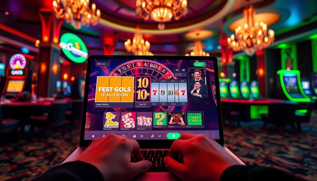 Découvrez un gameplay magnifique avec casino en ligne 2026 mettant en vedette des jetons de poker virtuels et des machines à sous vibrantes.