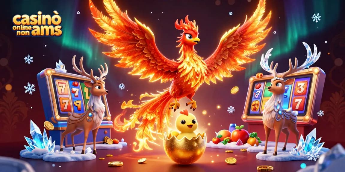 Casinò online non AAMS: Scopri la magia dei giochi d'azzardo con i simboli delle slot riccamente decorati