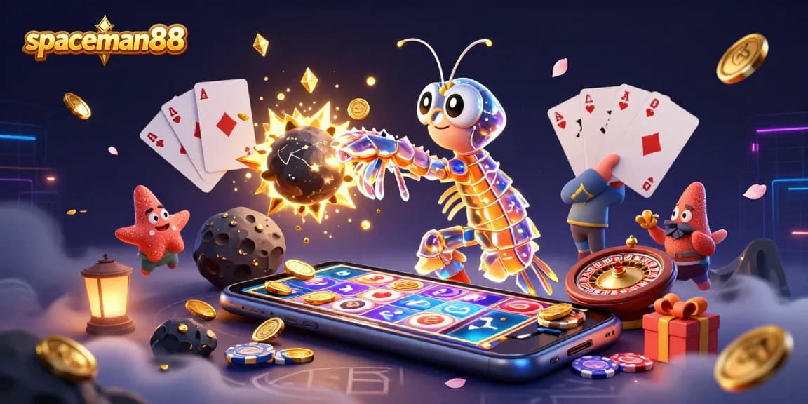 Experience thrilling gameplay at spaceman88 with a galactic samurai winning treasures in a slot game adventure.