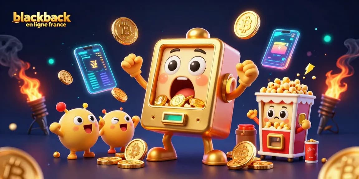 Jouez au blackjack en ligne en France avec des machines à sous animées et des éléments de casino dynamiques.