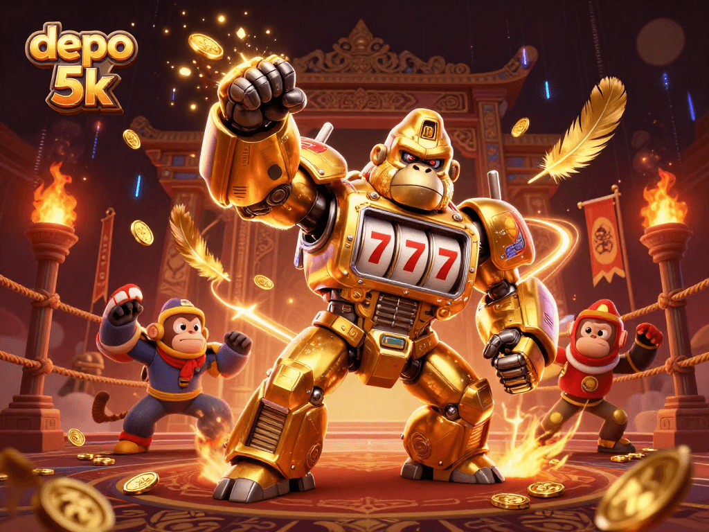 Engage in high-stakes fun with depo 5k at an online casino featuring vibrant character designs and dynamic gameplay.