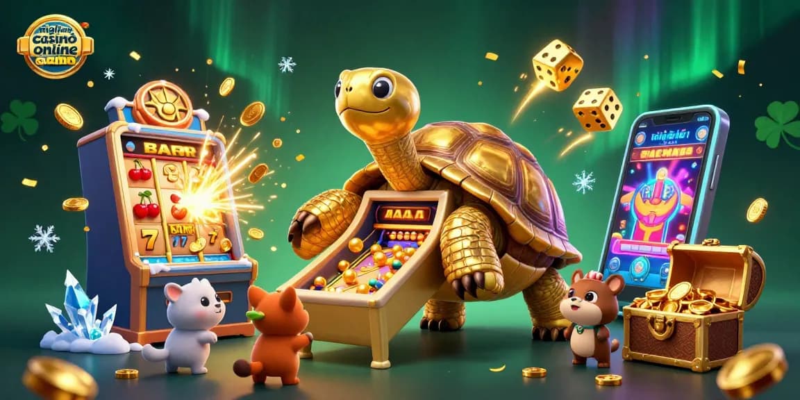 Gioca ai migliori casinò online non AAMS con la tortuga d'oro e macchine slot esplosive.