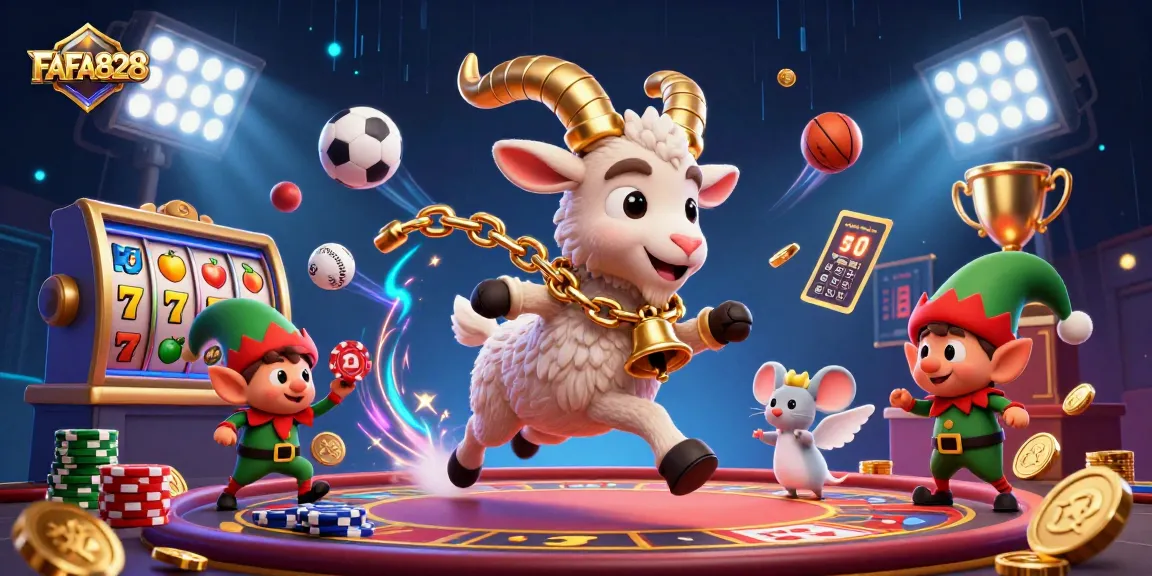 Experience FAFA828's thrilling holiday-horror casino with dynamic gaming elements in a rich 3D scene.
