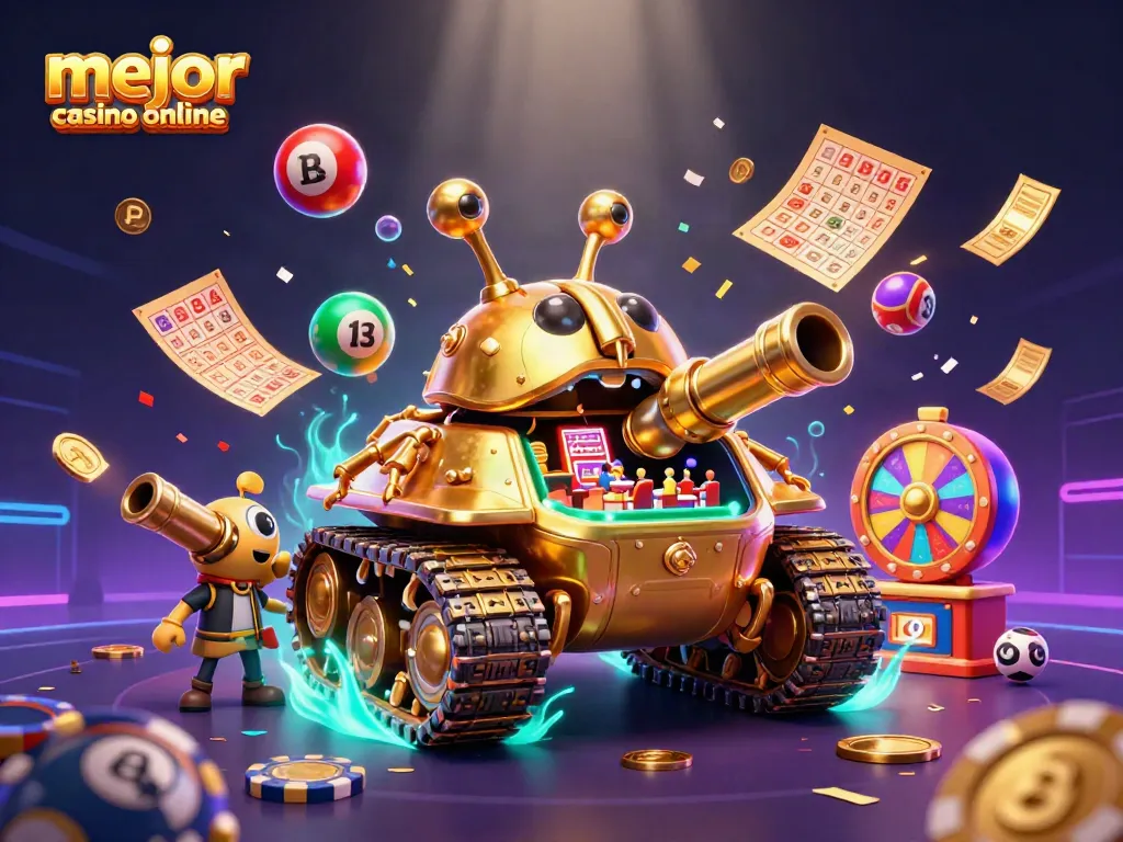 Disfruta del mejor casino online con un emocionante tanque de escarabajo dorado y juegos.