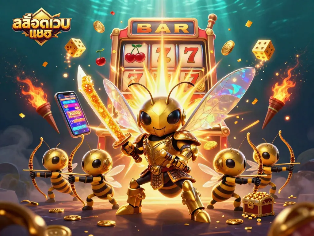 ดูเกมสล็อต สล็อตเว็บ ตรง ที่เต็มไปด้วยสัญลักษณ์โชคดีและเอฟเฟกต์ที่น่าตื่นเต้น