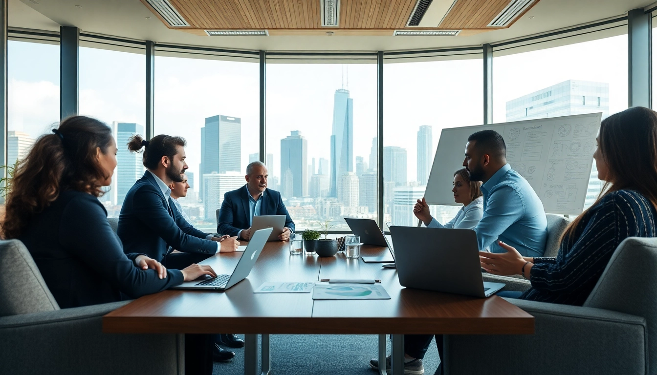 Capturing founder leadership insights in a dynamic business meeting.