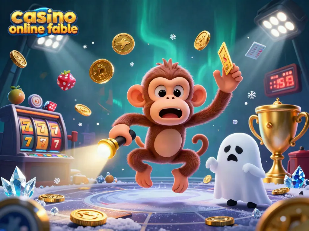 Disfruta de la experiencia de un casino online fiable donde un mono poltergeist juega con monedas y dados.
