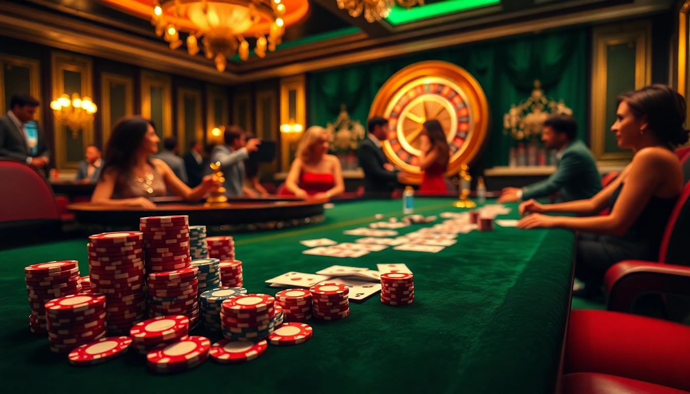 The thrill of gambling and intimacy merges in this scene featuring vibrant poker chips, gameplay excitement, and subtle adult themes like sex ai.