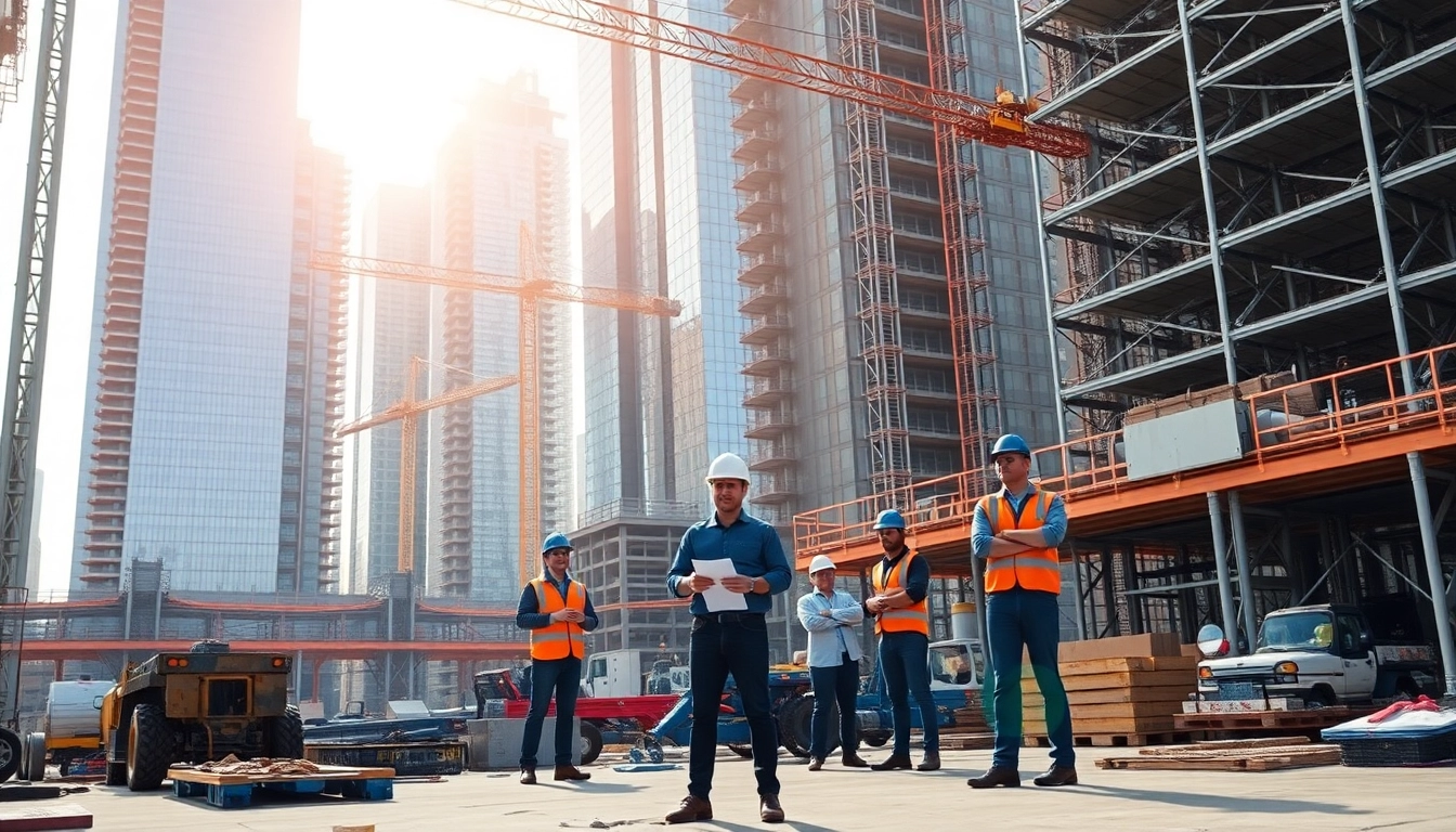 New York Commercial General Contractor leading dynamic construction projects with team collaboration.