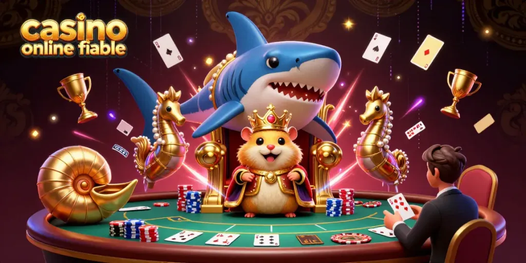 Juega en un casino online fiable con el rey hámster y guardias de mar mientras apuestas emocionantes.