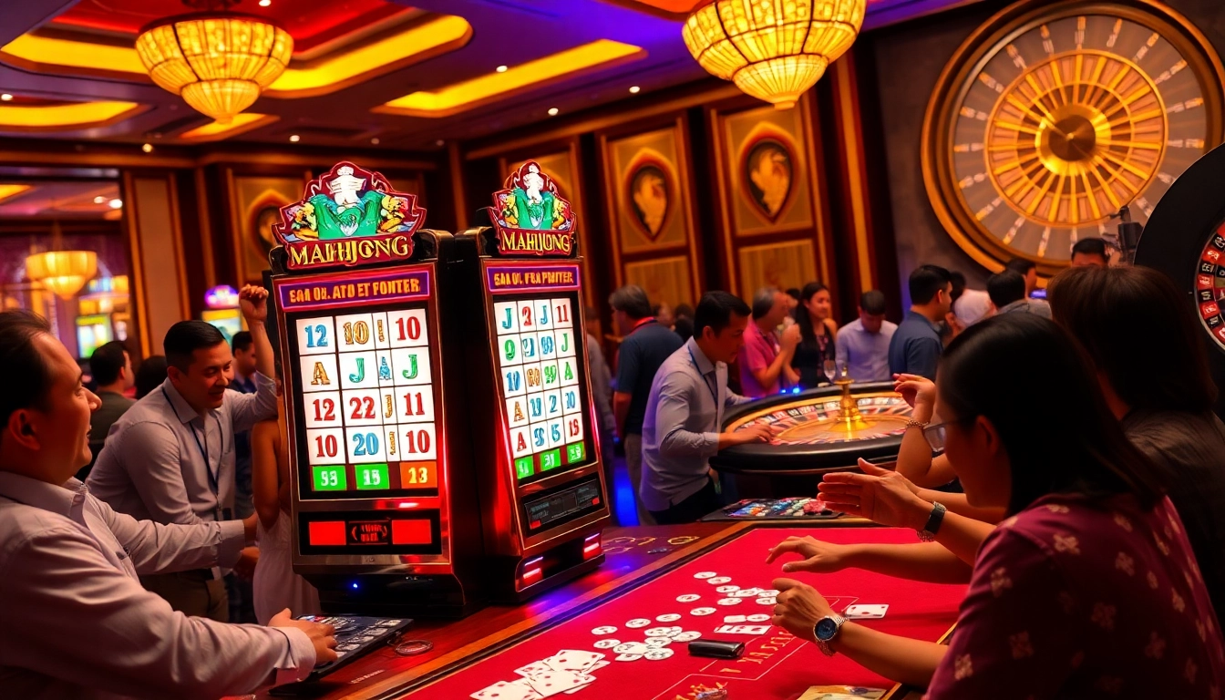 Experience the thrill of slot demo mahjong with exciting casino visuals and vibrant gameplay.