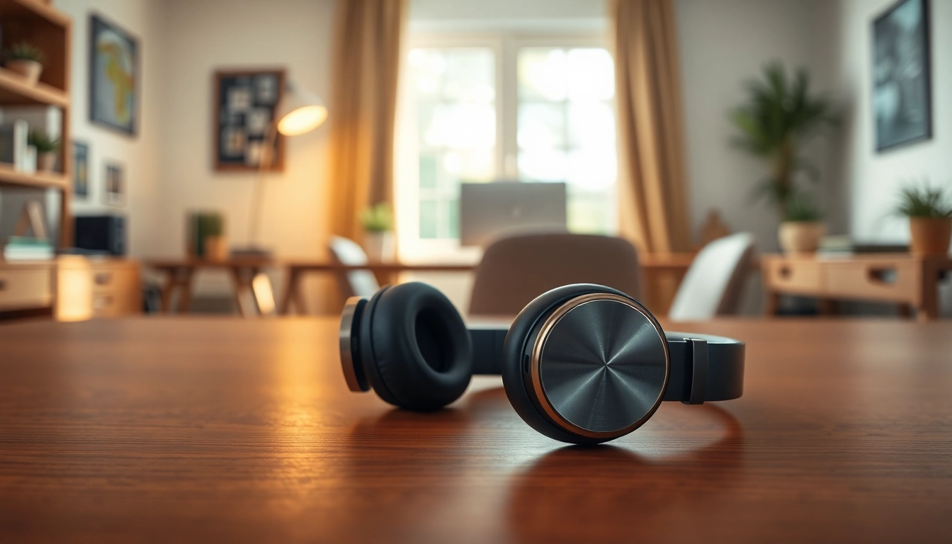 Showcase the Bone X2 Bone Conduction Headphones displayed elegantly, highlighting their design and usability.