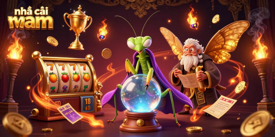 Engage in games at nhà cái vmax with a vibrant casino illustration featuring dynamic slot themes.