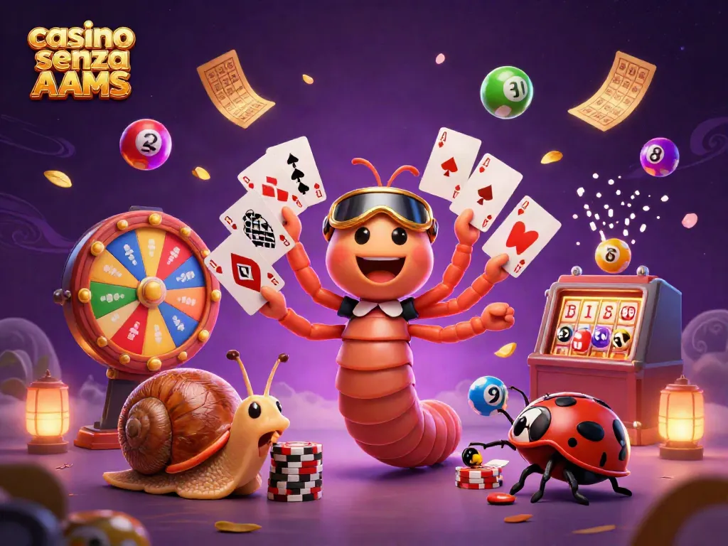 Gioca nei migliori casino senza AAMS con un dealer millipede e una scena ricca di azione