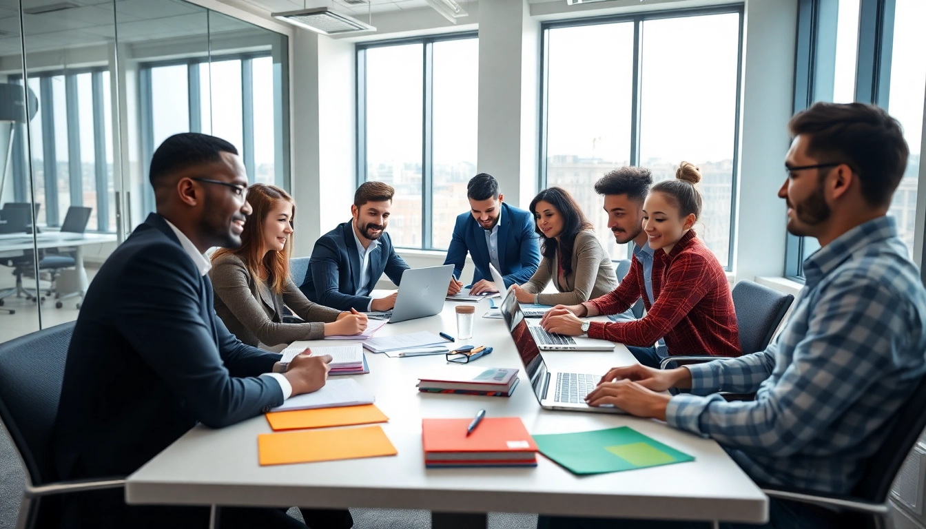 Collaborative study session for effective PMP exam support in a vibrant workspace.