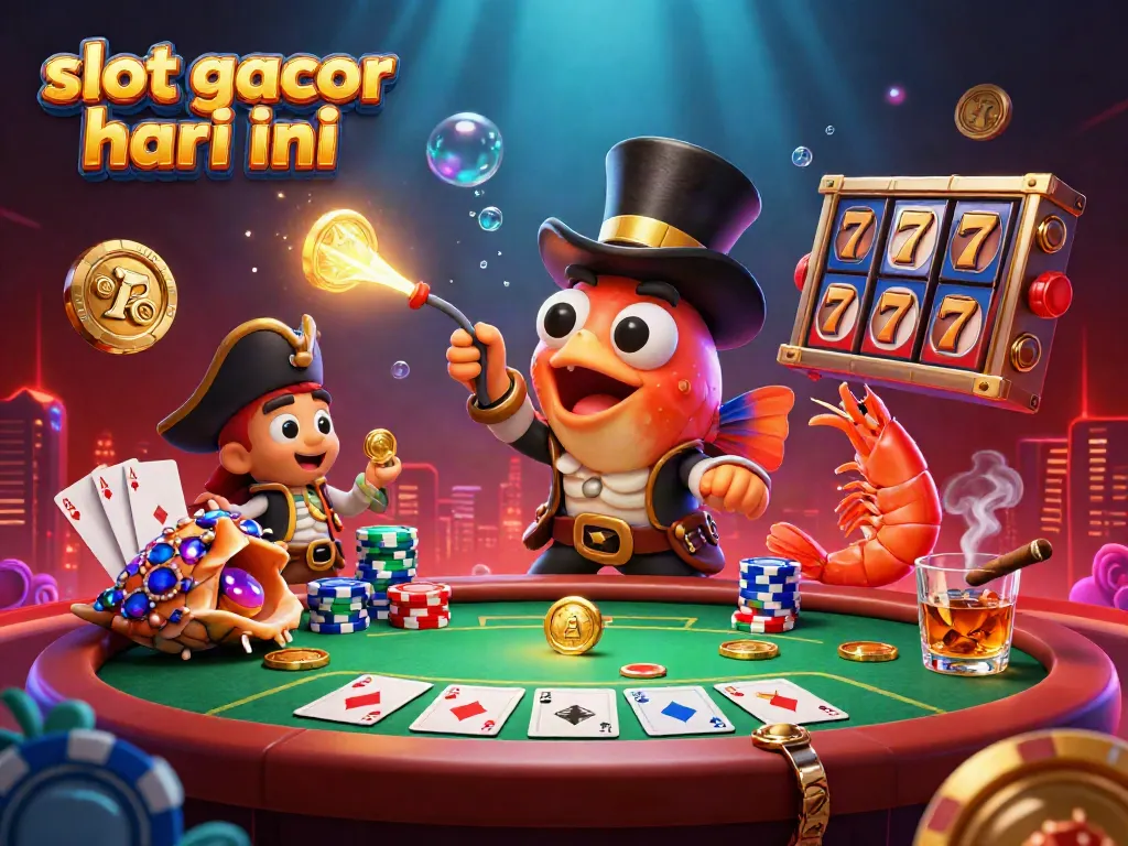 Menangkan jackpot di slot gacor hari ini dengan ilustrasi 3D yang menyenangkan dan karakter unik.