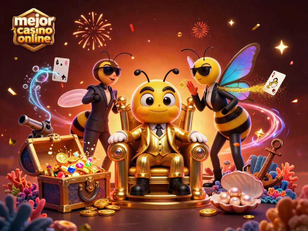 Vive la emoción en el mejor casino online con coloridos personajes y elementos de juego