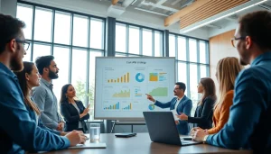 Implement strategies for Cost-Effective IT Management with a diverse team in a bright office.