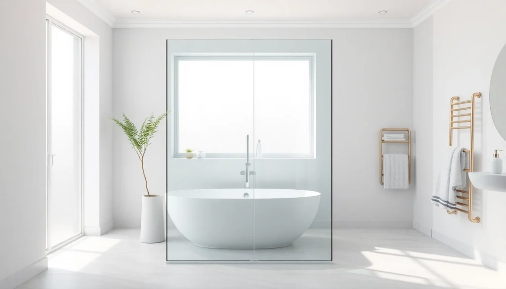 Installer avec élégance une paroi de douche sirhona dans une salle de bains moderne et lumineuse.