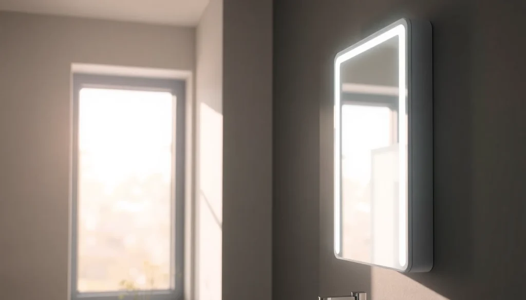 Der sonni Spiegelschrank bietet modernes Design und integrierte Beleuchtung für Ihr Badezimmer.