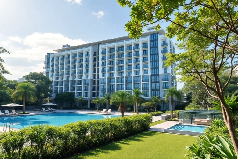 Discover the vibrant Tampines EC, showcasing luxury living in a lush neighborhood.