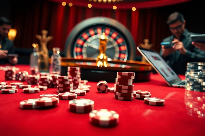 Experience the thrilling world of online gambling with ink vao 12bet in a luxurious casino setting.