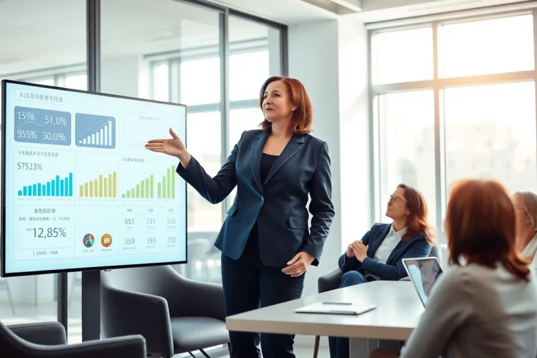 카드현금화에 대한 전략을 설명하는 금융 전문가의 모습입니다.