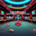 Experience the thrill of the best online casino Canada with vibrant game tables and inviting atmosphere.