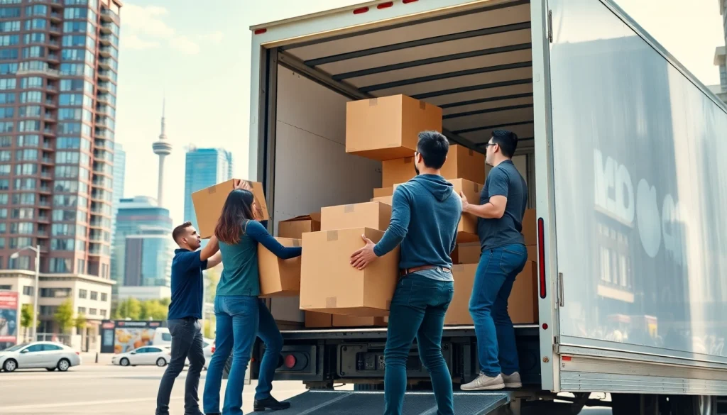 Choose the best moving company in Vancouver for reliable service, featuring professional movers in action.