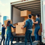 Choose the best moving company in Vancouver for reliable service, featuring professional movers in action.