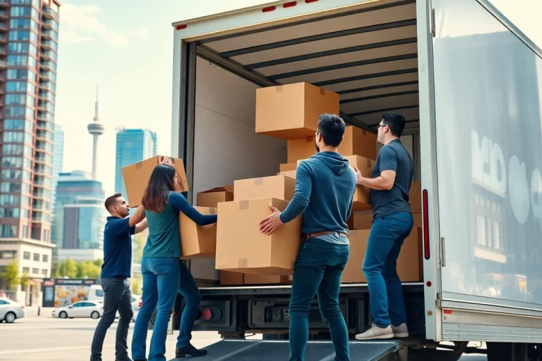 Choose the best moving company in Vancouver for reliable service, featuring professional movers in action.