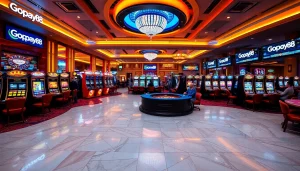 Gopay88 offers an exciting gambling experience with vibrant slot machines and engaged players.