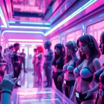 Engaging character AI NSFW avatars in a vibrant digital world