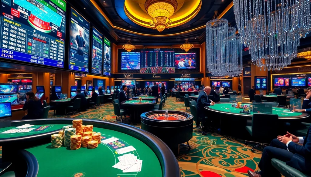 Experience thrilling betting action with link alternatif sbobet in a luxurious casino setting.