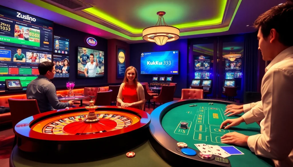 Trải nghiệm không khí kịch tính của Ku Ku 3933 net với những cảnh chơi casino trực tiếp sống động.
