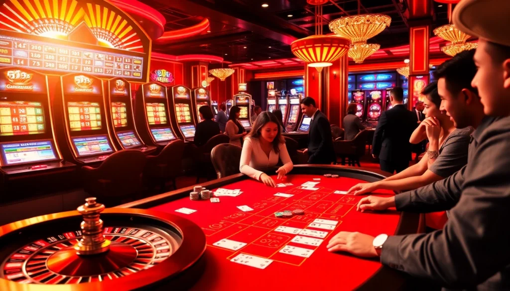 Players enjoy blackjack at BJ38's luxurious casino table, immersing in thrilling online gaming experiences.