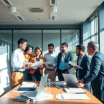 Engaging collaboration on Proposal Writing and Management in a modern office setting.