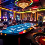 Vivez l'excitation du casino en ligne 2026 avec des joueurs engagés à une table de jeu dynamique.