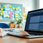 Enhance your marketing strategy with hubspot free tools displayed on a vibrant digital workspace.