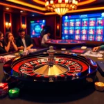 Interagissez avec des tables de casino vibrantes et des interfaces numériques mettant en avant le casino en ligne 2026.