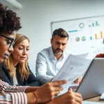 Enhance your skills in Proposal Writing and Management with a diverse team collaborating on projects.
