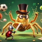 Experience SBOBETV thrills with 3D cartoon characters in a vibrant casino scene of excitement and betting action.